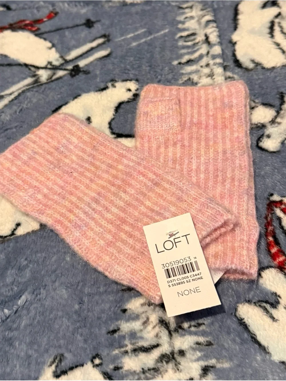 LOFT fingerless gloves  NWT